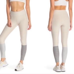 Outdoor voices tricolor block leggings size S